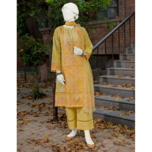 JUNAID JAMSHED Printed Lawn 3 Piece With Printed Chiffon Dupatta - Summer Collection