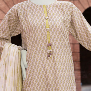 JUNAID JAMSHED Printed Lawn 3 Piece With Printed Chiffon Dupatta - Summer Collection