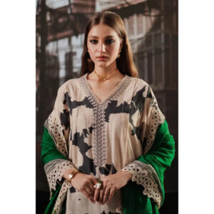 SANA SAFINAZ Khaddar Shirt Only - Winter Collection