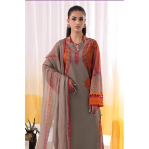 CHARIZMA 3 Piece Unstiched Printed Lawn Shirt With Chiffon Dupatta And Trouser – Summer Collection